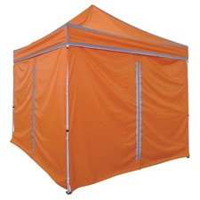 GRAINGER APPROVED 22RP56 Side Wall,Orange,Polyester,85 In H,PK2 22RP56