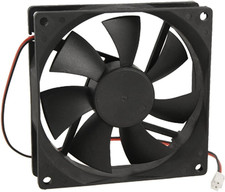 90mm x 25mm DC 12V 2Pin Cooling Fan for Computer Case CPU Cooler