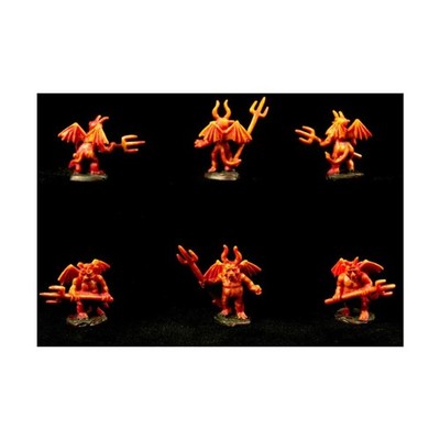 Dwarven Forge Hand Painted Minis Devil Newts NM