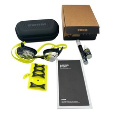FORM 2 Pro Smart Swim Goggles Black FSG3 Heads Up Display Tested