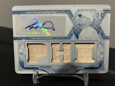 2022 Topps Triple Treads Ryan Howard Auto Blue Printing Plate 1/1 #TTAR-RYN2