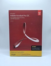 Adobe Acrobat Pro DC - 2015 Release - Student  Teacher Edition