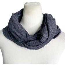 Lululemon Vinyasa Scarf Herringbone Gray Black New Travel Gorpcore