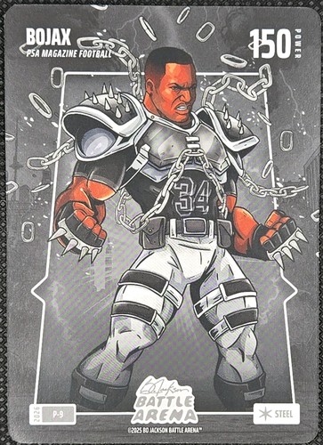 2025 Bo Jackson Battle Arena BoJax PSA Magazine Baseball Promo #P-9 Steel 150