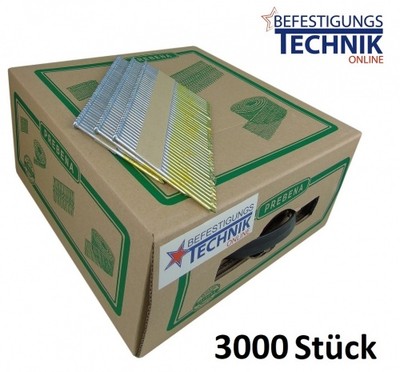 34° Streifennägel 3,1x90mm Glatt blank Paslode Senco Tjep Prebena Hikoki 3,0M P