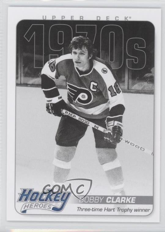 2012-13 Upper Deck Hockey Heroes 1970s Bobby Clarke #HH28 HOF 0a1