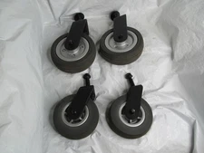 Caster Wheels w/ Forks - Set of 4 From Jazzy J6 Wheelchair