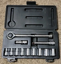 Master Mechanic 12 PC S.A.E. 1/2 Drive Set Complete 6 Pt. 