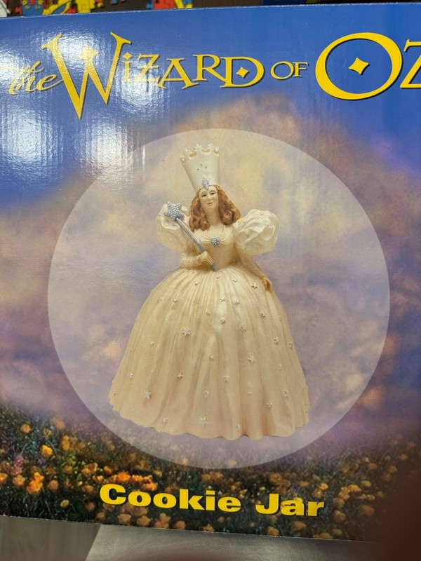 Vintage 1997 Wizard of Oz Glinda The Good Witch Cookie Jar Warner Brothers