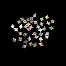 30pcs Guitar Colourful rhombus Abalone Shell decorate inlay Guitar part 8x15mm