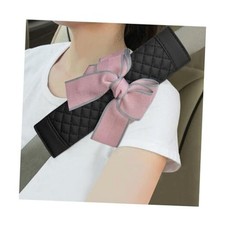 2 PCS Car Seat Belt Pads, Cute Bow Comfy Car Seatbelt Shoulder Strap Pads Pink