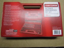 Craftsman 208pc Ultimate Screwdriver Bit Set 920050 RARE New Old Stock