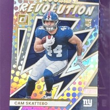 2025 Panini Donruss Rookie Revolution Cam Skattebo #14 New York Giants RC