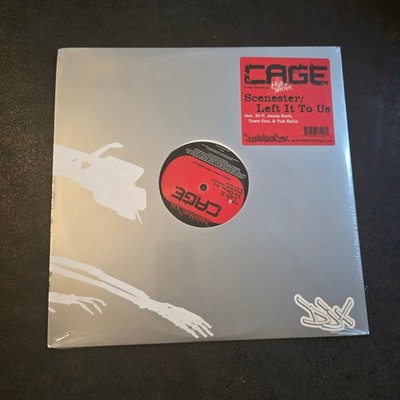 Cage Scenester 12'' Sealed Def Jux Underground Hip-Hop Vinyl Shrink Hype Sticker