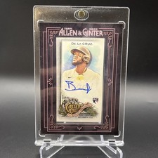 2022 Topps Allen & Ginter -  Mini Autographs Frame Bryan De La Cruz /25 