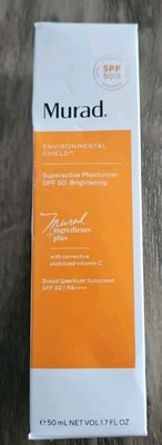 Murad Environmental Shield Superactive Moisturizer SPF50 Brightening NIB 1.7oz