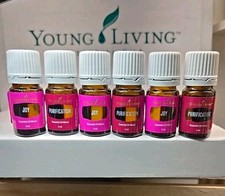 Young Living Joy Purification Essential Oil Set of 6 Mini Glass Bottles 5 ml