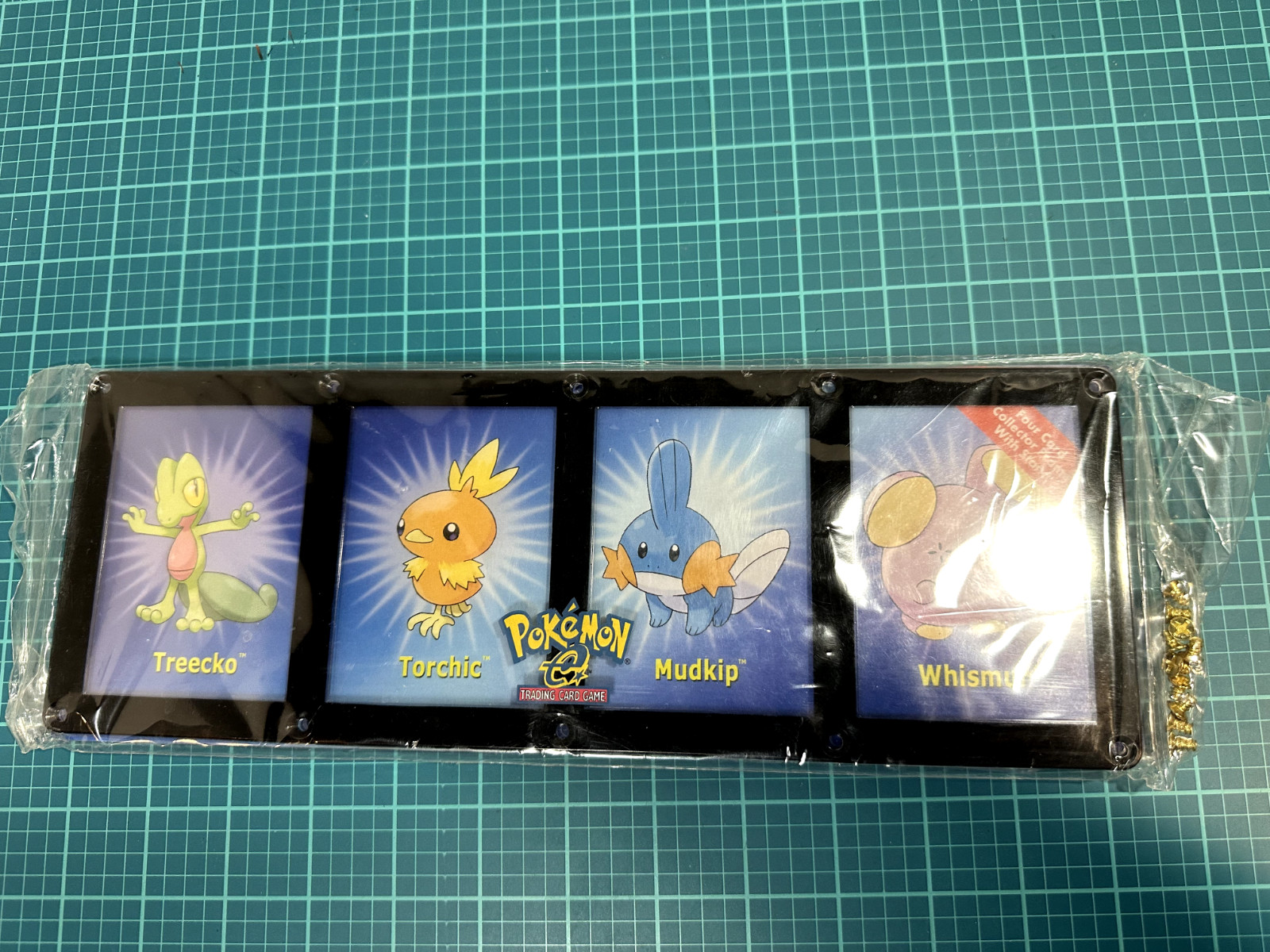Cornice Pokemon 4 carte da collezione