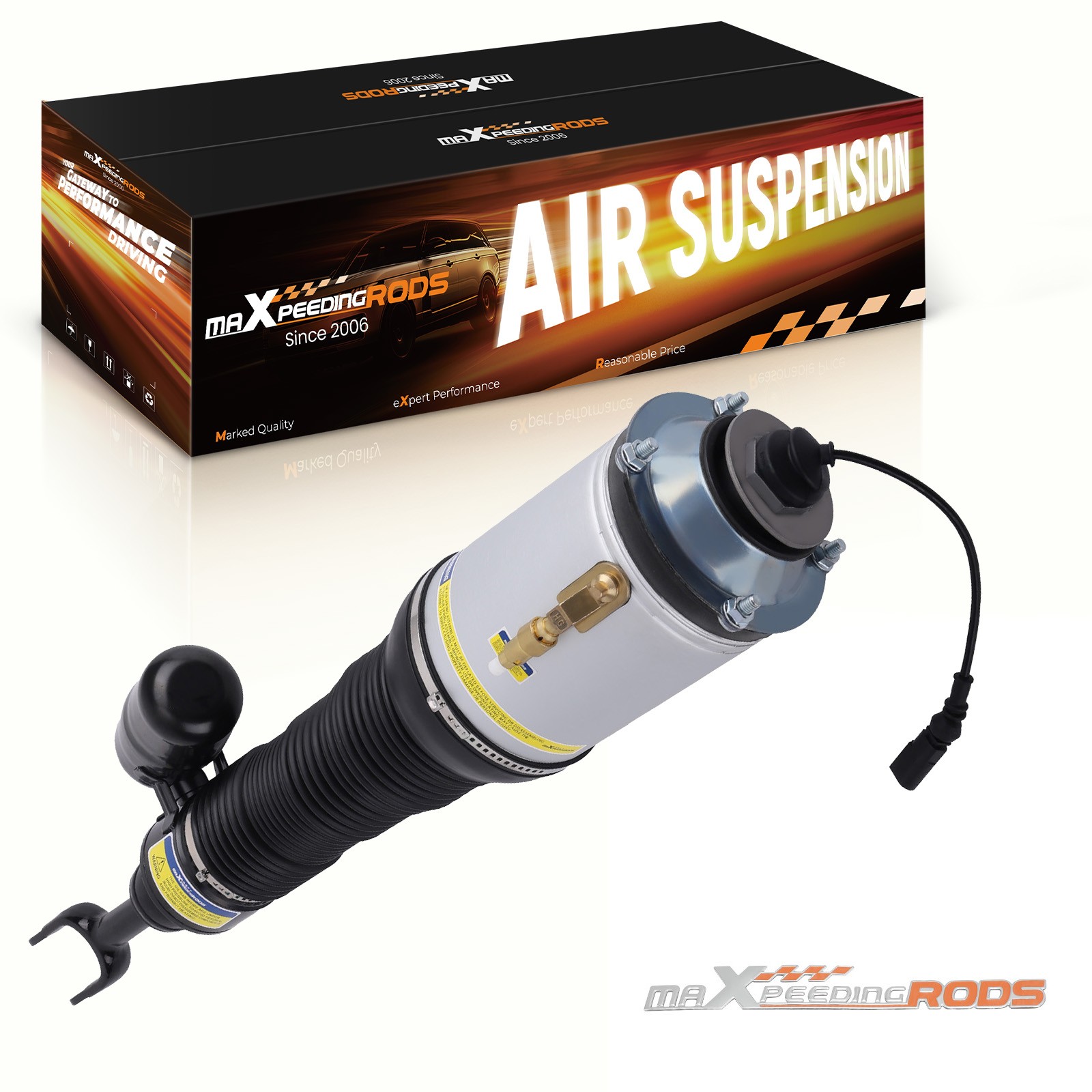 Bentley Continental GT 2003-2012 FRONT+RIGHT Air suspension strut P/N 3D0616040