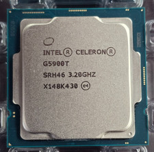 (1) Intel Celeron G5900T SRH46 3.2GHz 2M Cache CPU Dual Core Processor, Tested