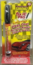 SIMONIZ FIX IT PRO Clear Coat Applicator Car Scratch Repair Filler & Sealer Pen