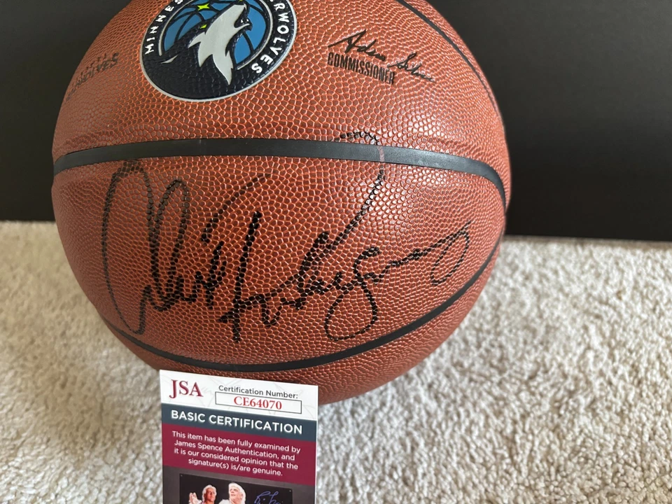 ALEX RODRIGUEZ SIGNED MINNESOTA TIMBERWOLVES NBA BASKETBALL OWNER YANKEES JSA - Image 2 of 3