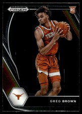 2021-22 Panini Prizm Draft Picks Greg Brown III #27 20467