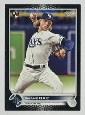 2022 Topps Series 2 - Shane Baz #421 Black /71 (RC) Rays Orioles Rookie