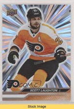 2023-24 Upper Deck Series 1 Outburst Silver Scott Laughton #133 READ 4z8