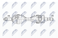 NTY Antriebswelle NPW-FT-043 FüR Abarth Alfa Romeo Passend FüR Fiat