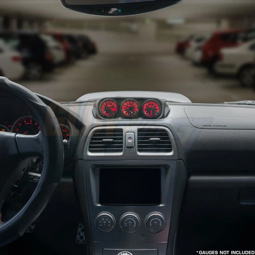 Cápsula de repuesto de reloj de triple calibre 52 mm para 02-07 Subaru Impreza WRX y STi Foto 2 de 4