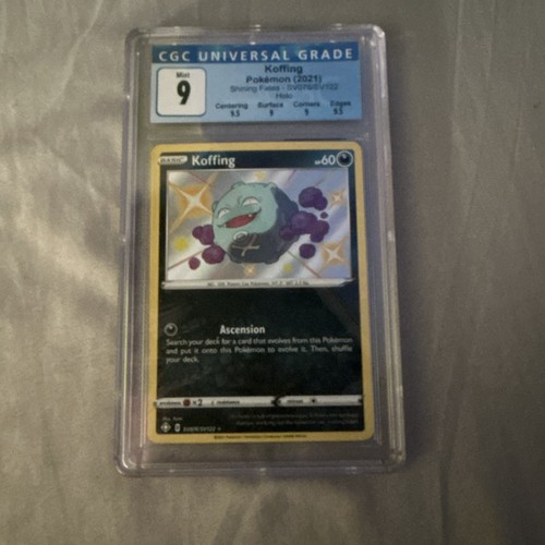 Koffing CGC 9 Shining Fates SV076/SV122 Pokémon Holo Card 2021