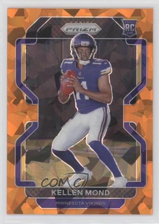 2021 Panini Prizm Rookie Orange Ice Prizm Kellen Mond #351 00em