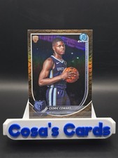 CEDRIC COWARD 2025-26 BOWMAN CHROME RC #BCV-11  REPTILLIAN REFRACTOR GRIZZLIES