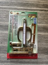 New Gold Alumina Art Storm Door Handels with Lock and Key Hardware Door Hardware