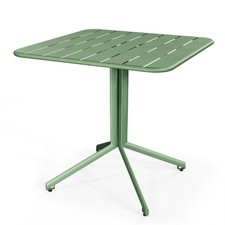 di volio Gartentisch MIRIA 80x80 Metall Balkontisch wetterfest Outdoor Tisch