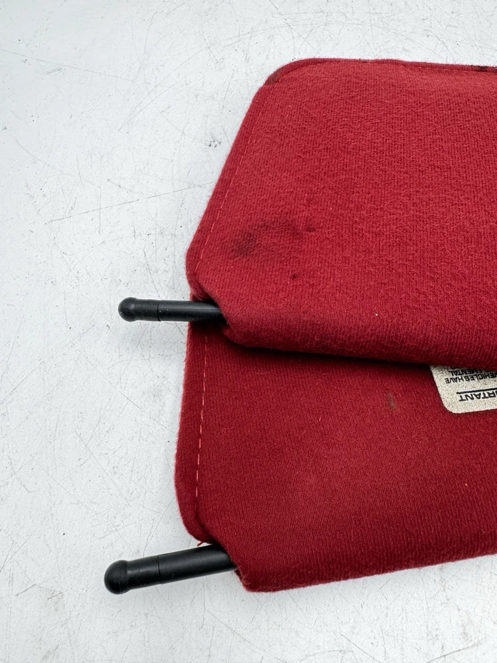 1993 Plymouth Acclaim Pair Of Sunvisors Sun Visors OEM Red/Maroon Foto 3 de 4
