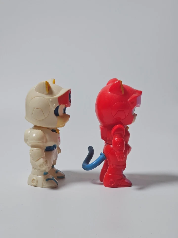 Lot of 2 Samurai Pizza Cats Speede Figure 1990 - Image 4 of 4