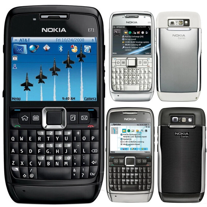 Nokia E71 Unlocked Original QWERTY 3G WIFI GPS MP3 3.15MP Camera Mobile Phone - Image 2 of 4
