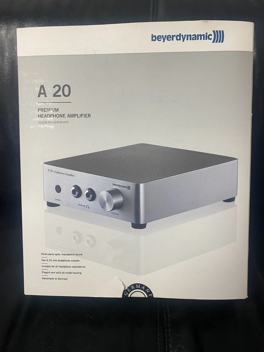 BEYERDYNAMIC A20 Headphone Amplifier AC100V 50 60Hz Made in German