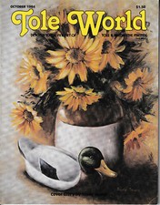 Vtg 84 Tole World 12 Decorative Painting Projects Patterns Instructions Magazine