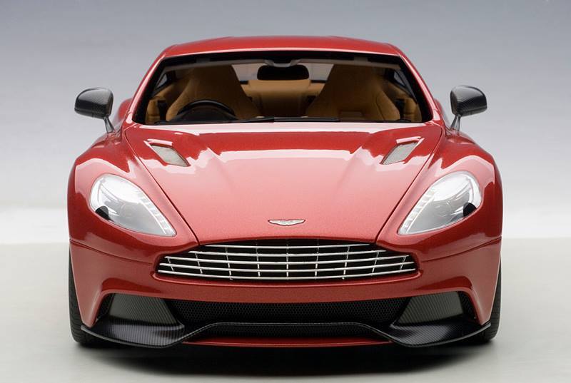 ASTON MARTIN VANTAG ミニカー 赤内装 スパイダータイプ Kyosho 1/64 Aston Martin collection Vanquish Red diecast
