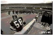 STEELERS 1970's NFL JACK LAMBERT PRINT (comes in 4 sizes)