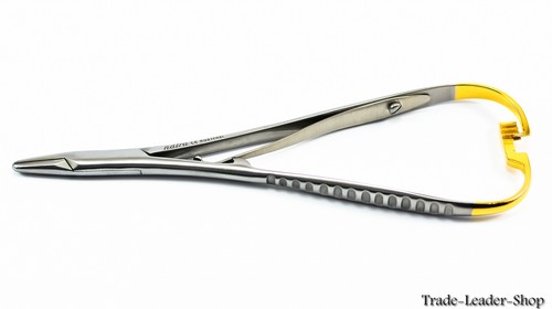 Mathieu Needle Holder TC 14 cm gold surgical suture Dental - Picture 3 of 4