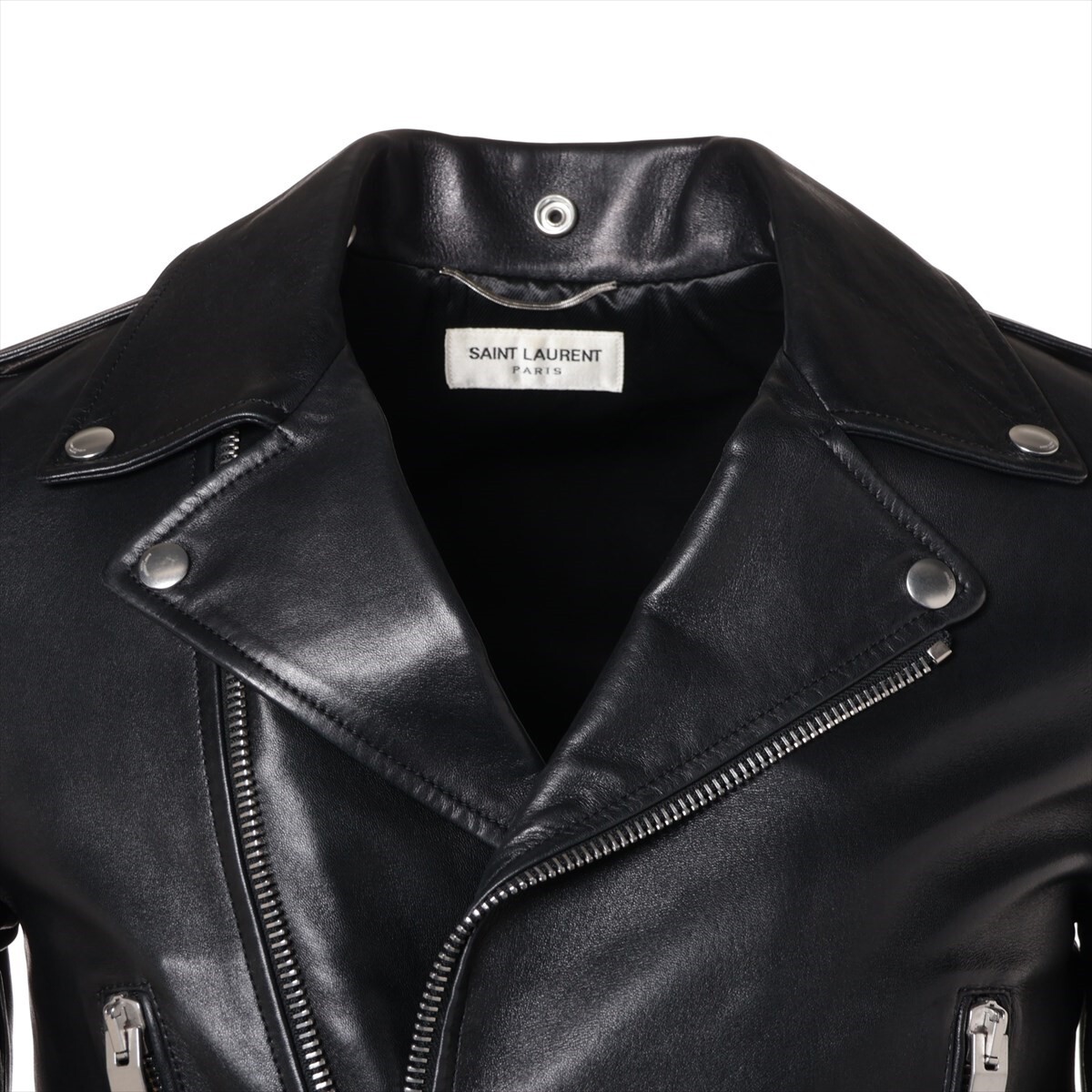 Saint Laurent Paris L01 17 岁皮革夹克42 男式黑色羊le | eBay Saint Laurent Paris L01 17 岁皮革夹克42 男式黑色羊le | eBay