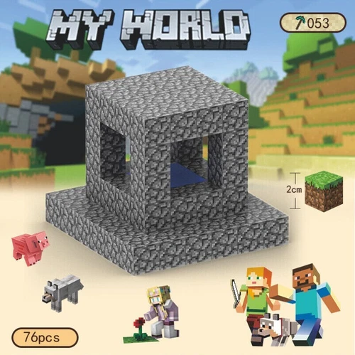 My World Magnetic Building Block Set STEM Mine Craft Toys Tiles Pixel Cube 2CM - Picture 7 of 78