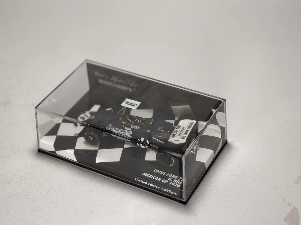 Lotus Ford 72 Mexican GP D Hill MINICHAMPS 1:43 - Image 3 of 4