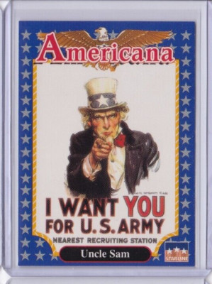 1992 Starline Americana #155 UNCLE SAM (ID4)