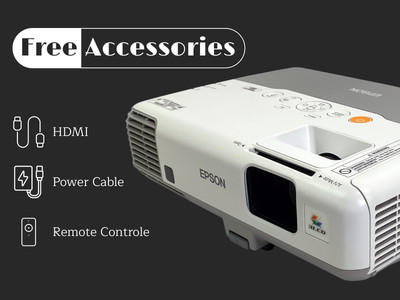 Hell 3LCD Projektor   2,600 Lumen, 1080i, HDMI, Sharp Bild für Heim & Büro
