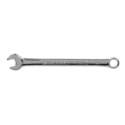 King Dick Combination Spanner Wrench Metric Polished Thin Profile. Made In UK